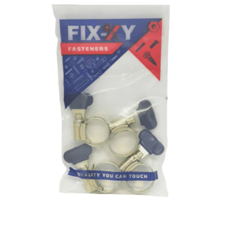 FIX-XY คลิปรัดหางปลาพลาสติก 11-20mm(1/2”-3/4”),(4หุน-6หุน) 4ชิ้น/แพ็ค