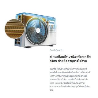 BEKO เครื่องปรับอากาศ Fixed Speed 9000 BTU BTFOG 090 สีขาว