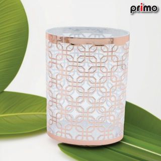 Primo ชุดกระปุกห้องน้ำพลาสติก 2 ชิ้น รุ่นบาบิโลน PS0232CA-2 สีโรสโกลว