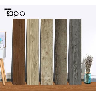 Tapio กระเบื้องยาง Dryback 152.4x914.4x2มม. รุ่น EKC004 Middle Oak สีไม้โอ๊ค (16แผ่น/2.23ตร.ม.) A.