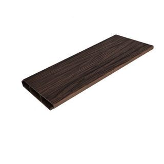 GREAT WOOD ไม้บัวล่าง UPVC P100-B-WN 100x18x3000 มม. สีวอลนัท