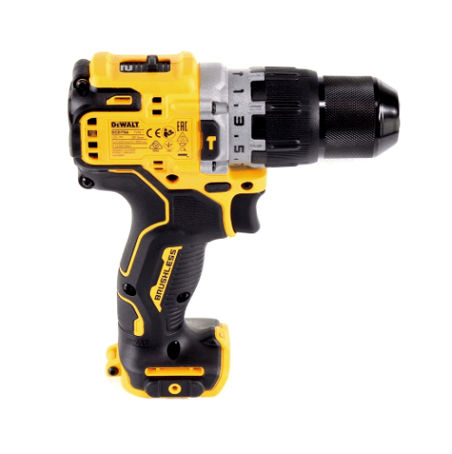 DEWALT สว่านกระแทกไร้สาย 10มม. 12V ไร้แปรงถ่าน รุ่น DCD706N-XJ (เครื่องเปล่า)