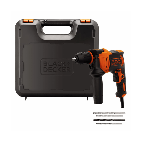 BLACK+DECKER สว่านไฟฟ้ากระแทก 13มม. 710W รุ่น BEH710K-B1