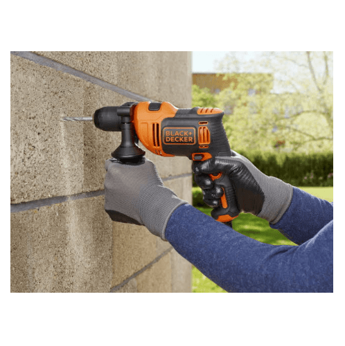 BLACK+DECKER สว่านไฟฟ้ากระแทก 13มม. 710W รุ่น BEH710K-B1