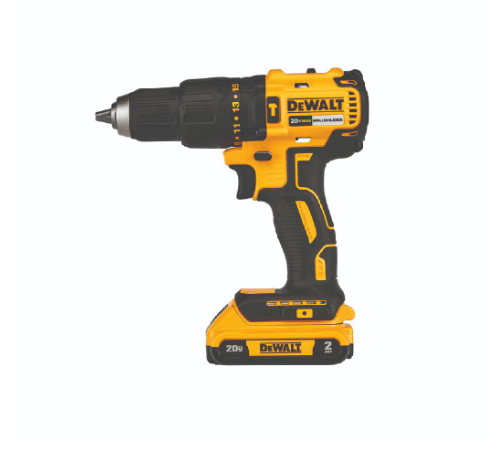 DEWALT สว่านกระแทกไร้สาย ไร้แปรงถ่าน 13มม. 20V รุ่น DCD7781D2A-B1 พร้อมแบตเตอรี่ 2.0Ah 2 ก้อนและชุดดอกสว่าน 109 ชิ้น