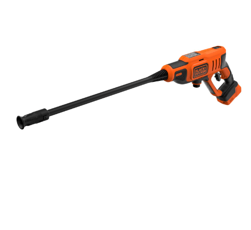 BLACK+DECKER เครื่องฉีดน้ำไร้สาย 24 บาร์ (350 PSI) รุ่น BCPC20D1-B1 พร้อมแบตเตอรี่ 20V 2.0 Ah