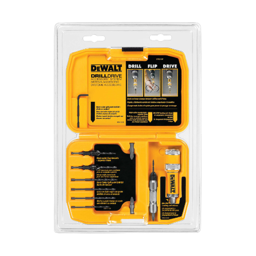 DEWALT ชุดดอกไขควงและดอกสว่าน 12 ชิ้น รุ่น DW2735P