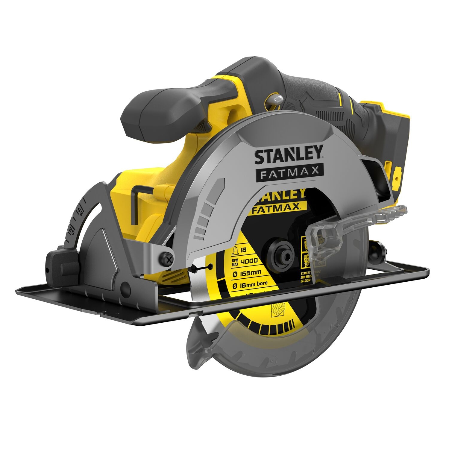 STANLEY เลื่อยวงเดือนไร้สาย ขนาด 165 มม. 20V รุ่น SCC500-B1  (เฉพาะตัวเครื่อง)