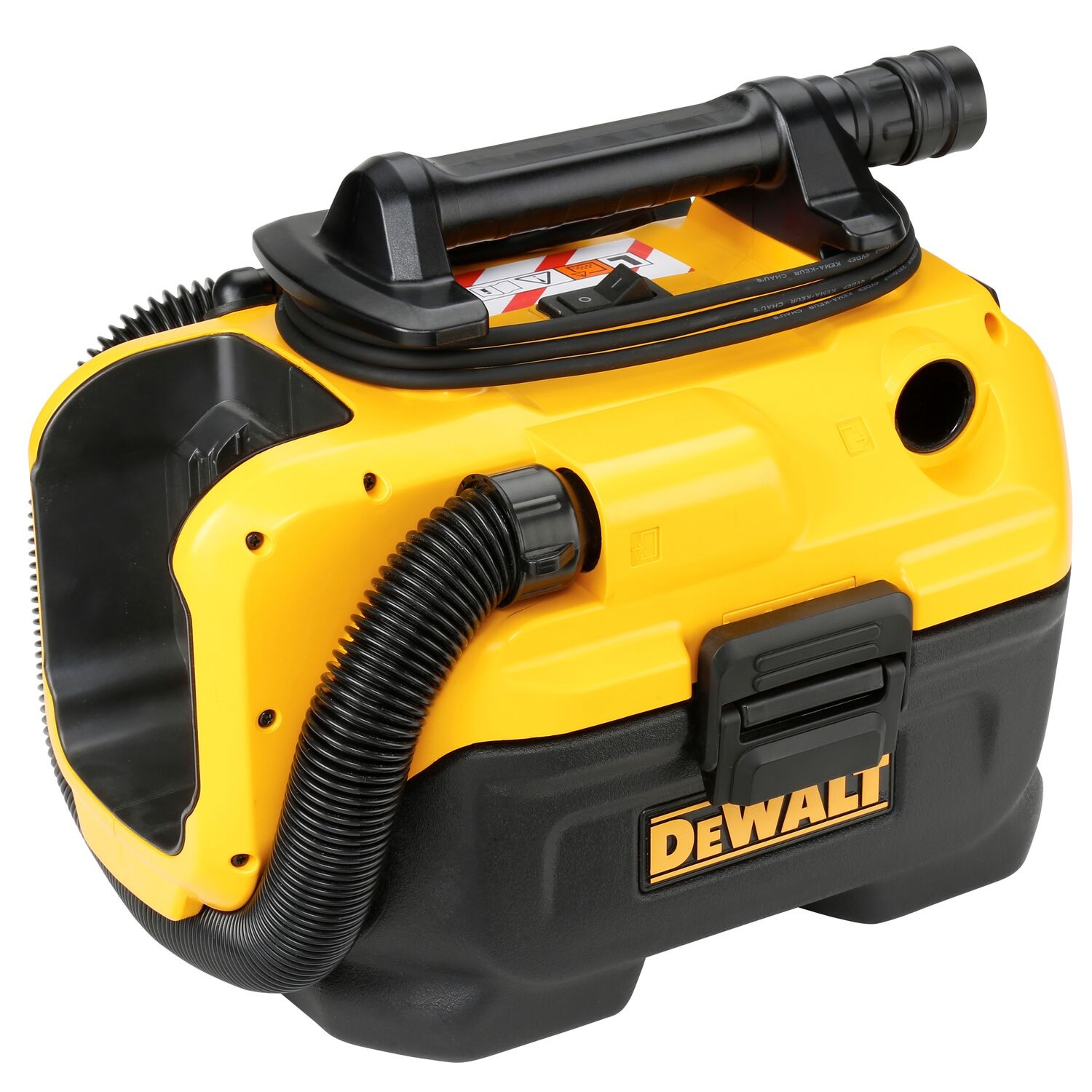 DEWALT เครื่องดูดฝุ่นแห้ง-เปียก ไร้สาย/มีสาย 18V 7.5L DCV584L-QW