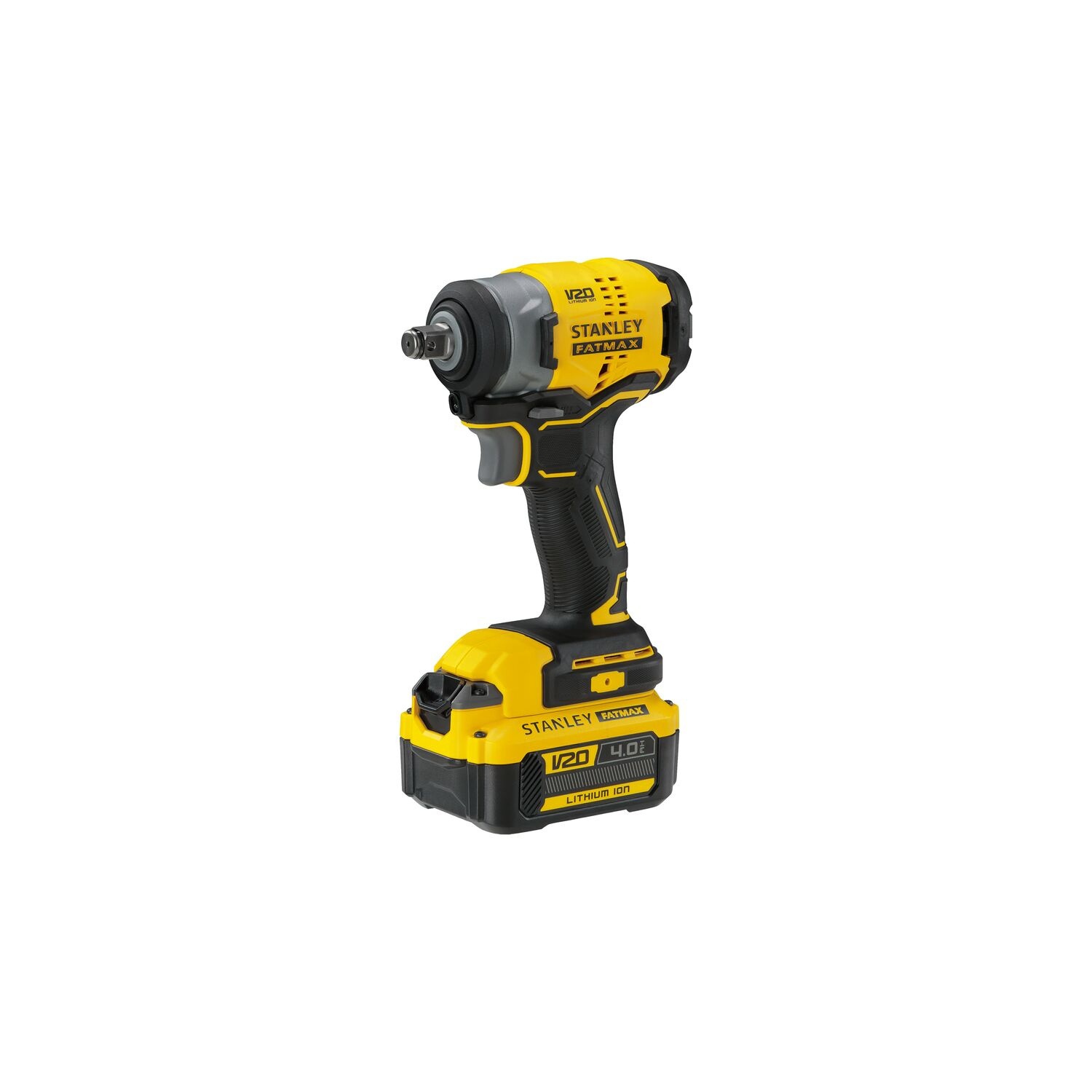 STANLEY บล็อคกระแทกไร้สาย ไร้แปรงถ่าน 1/2 นิ้ว 20V SBW910M1K-B1 พร้อมแบตเตอรี่ 4.0Ah