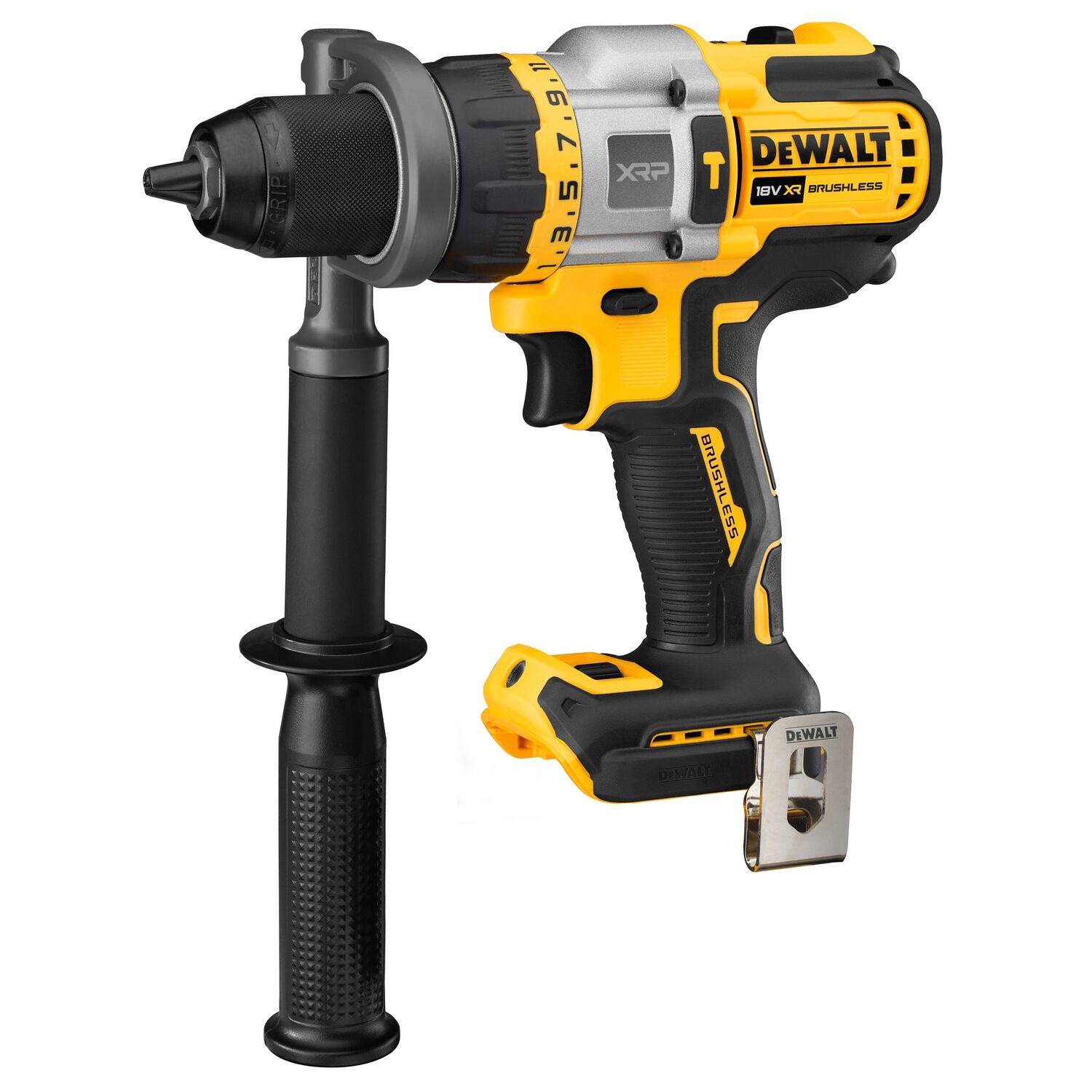 DEWALT สว่านกระแทกไร้สายไร้แปรงถ่าน 20V Max DCD999N-B1 Flexvolt Advantage (เฉพาะตัวเครื่อง)