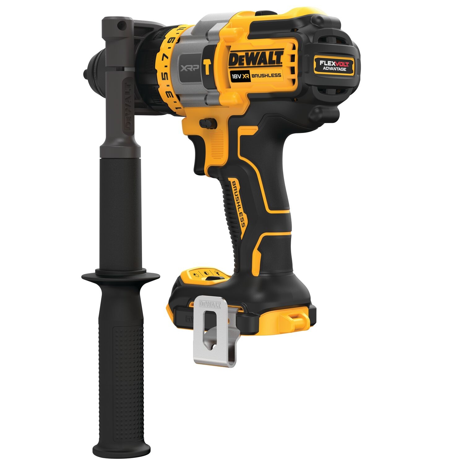 DEWALT สว่านกระแทกไร้สายไร้แปรงถ่าน 20V Max DCD999N-B1 Flexvolt Advantage (เฉพาะตัวเครื่อง)