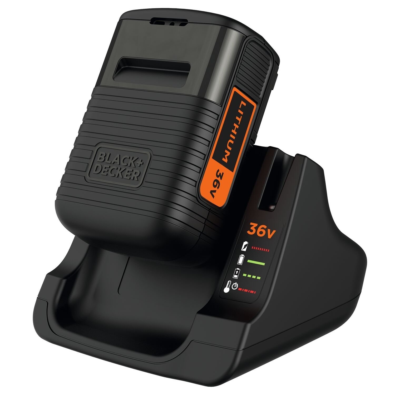 BLACK+DECKER แท่นชาร์จแบตเตอรี่ 18V (20V Max) BDC2A-KR