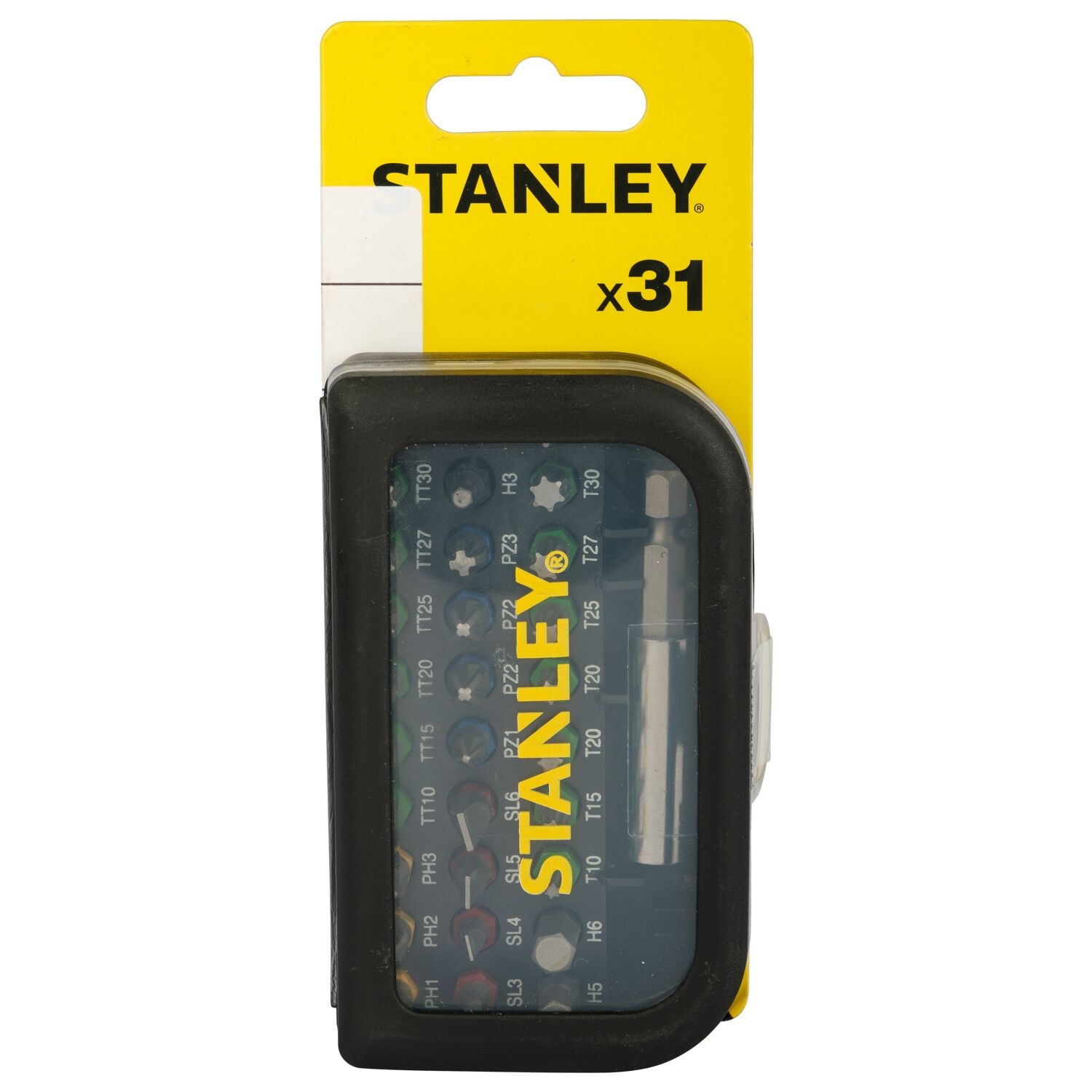 STANLEY ชุดดอกไขควง 31 ชิ้น STA60490-XJ