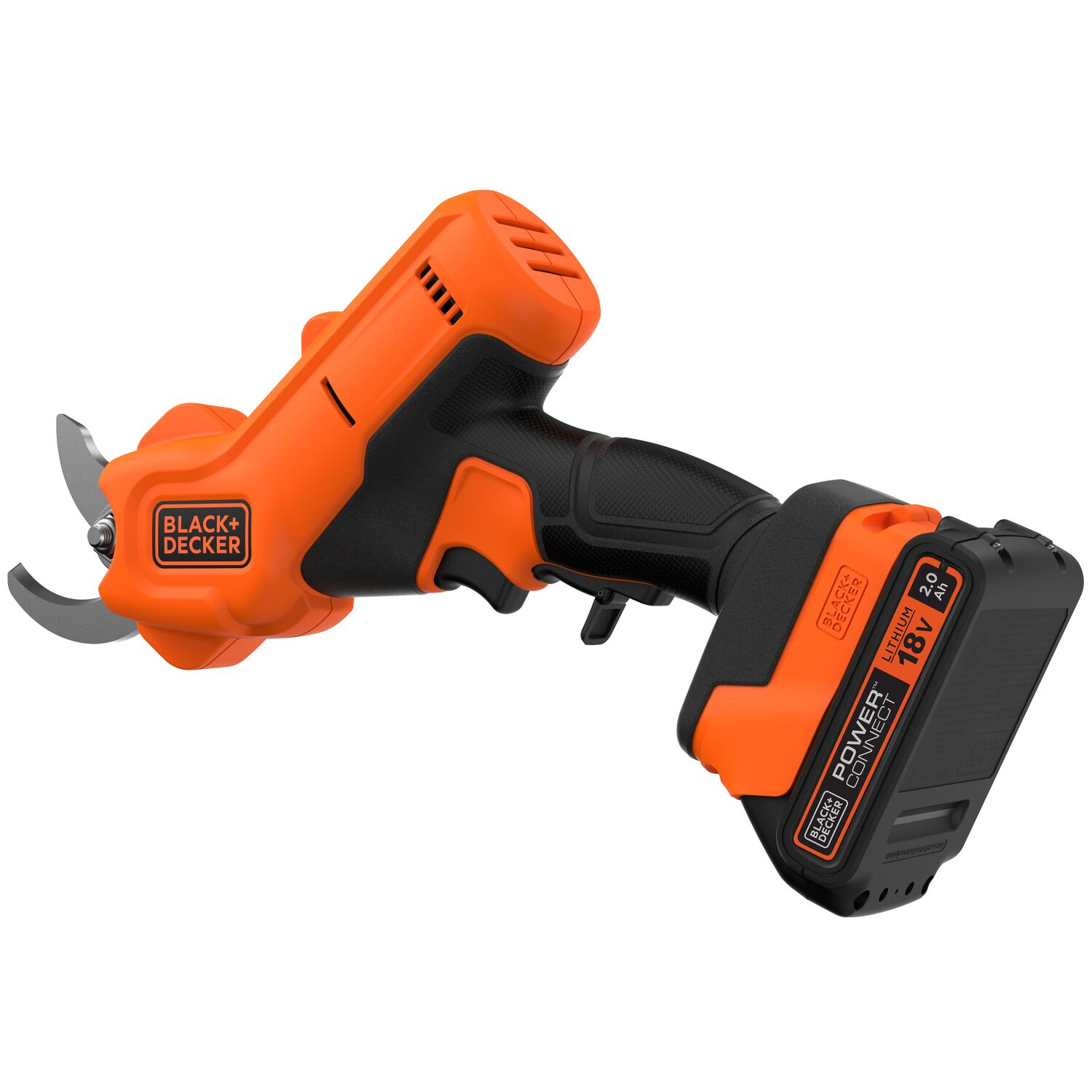 BLACK+DECKER กรรไกรตัดกิ่งไร้สาย 18V BCPP18D1-QW