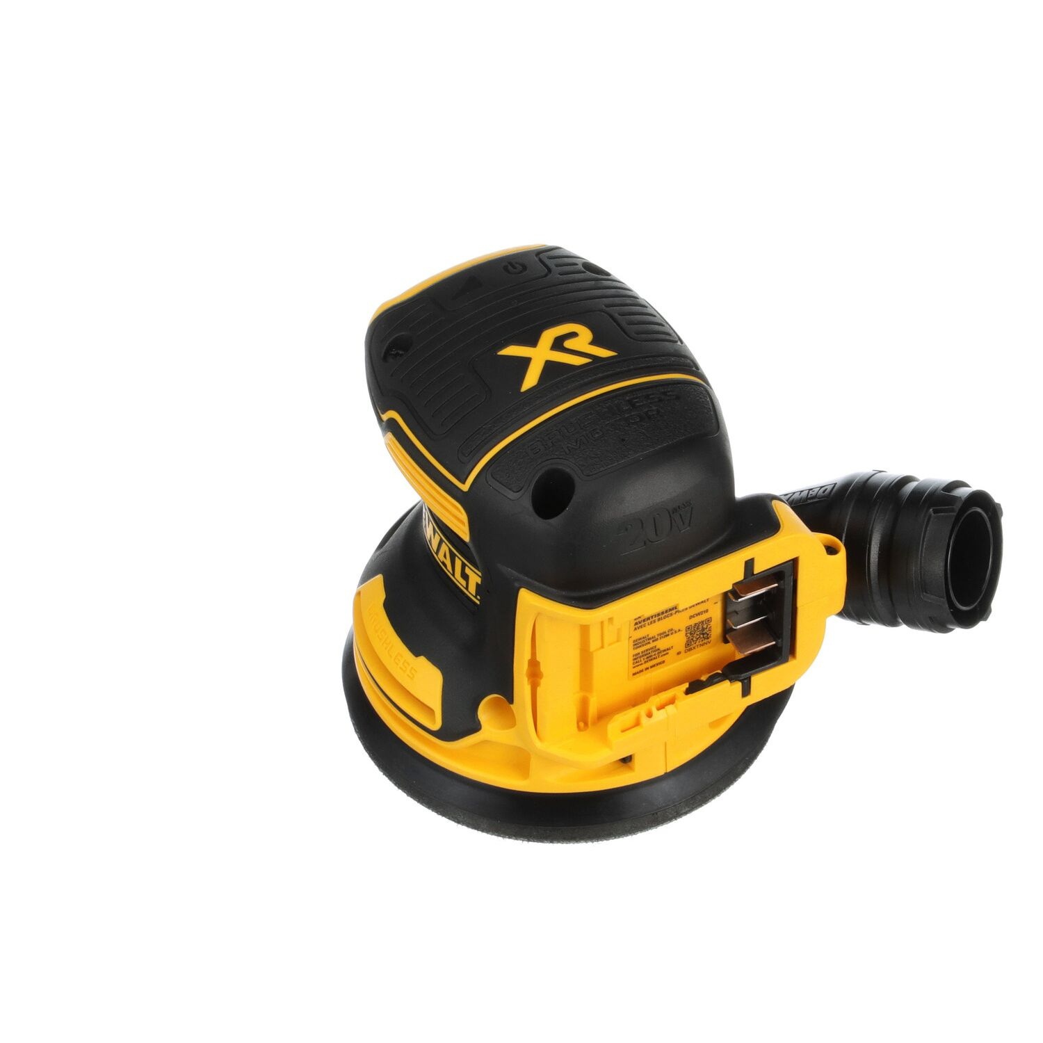 DEWALT เครื่องขัดกระดาษทรายกลม ไร้สาย ไร้แปรงถ่าน 125 มม. DCW210N-KR