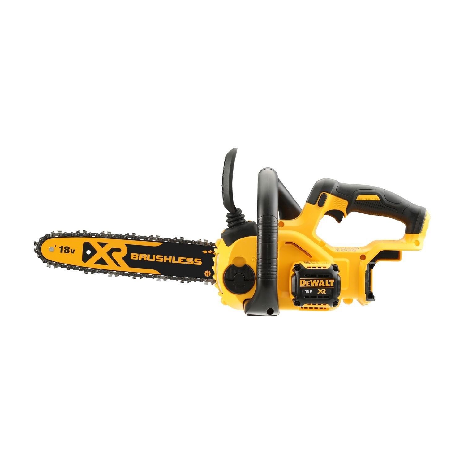 DEWALT เลื่อยโซ่ไร้สาย 10นิ้ว 18V DCM565N-B1 เฉพาะตัวเครื่อง