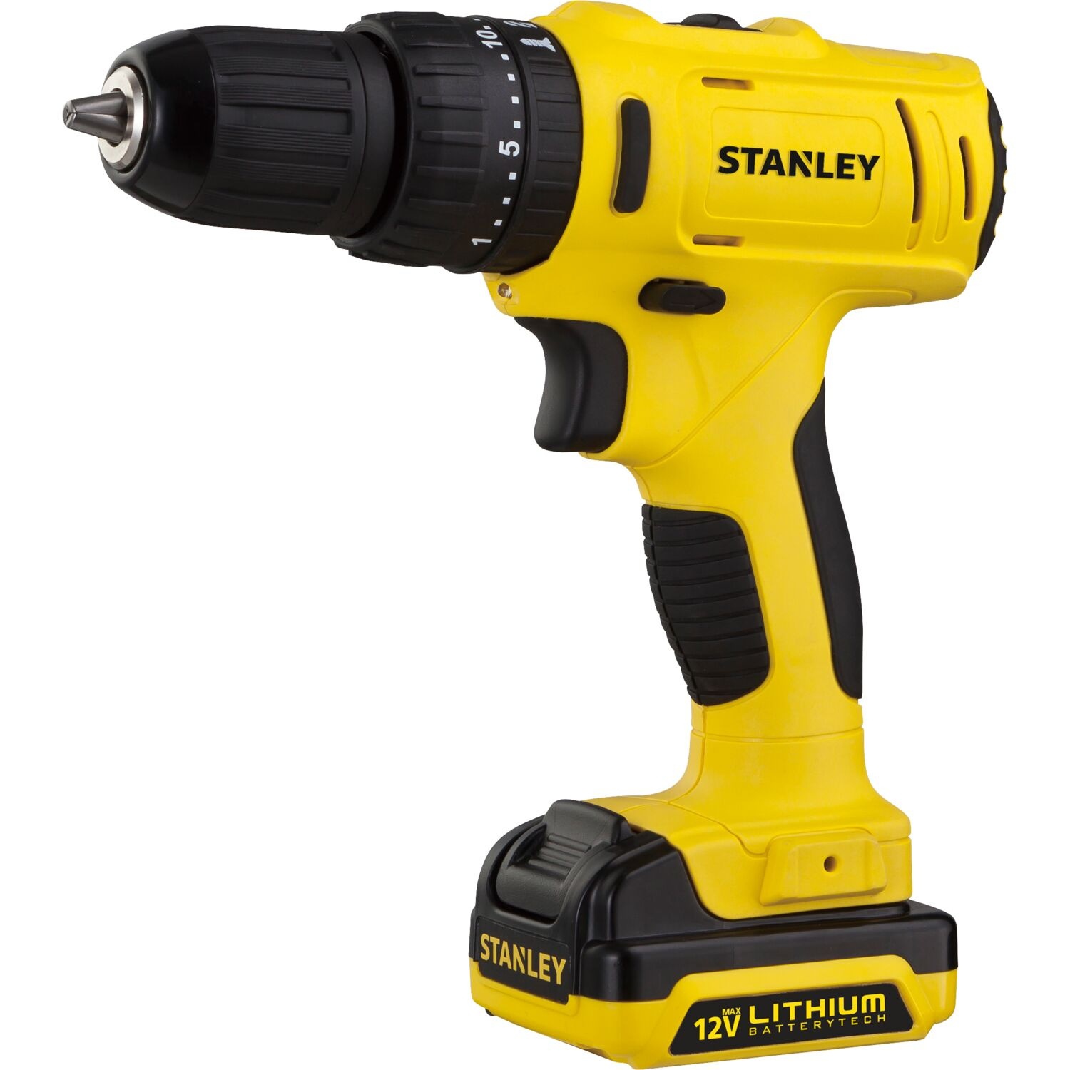 STANLEY สว่านกระแทกไร้สาย 12V Max SCH121S2KP-B1 พร้อมแบตเตอรี่ 1.5AH*2 แถมดอกสว่าน 16 ชิ้น