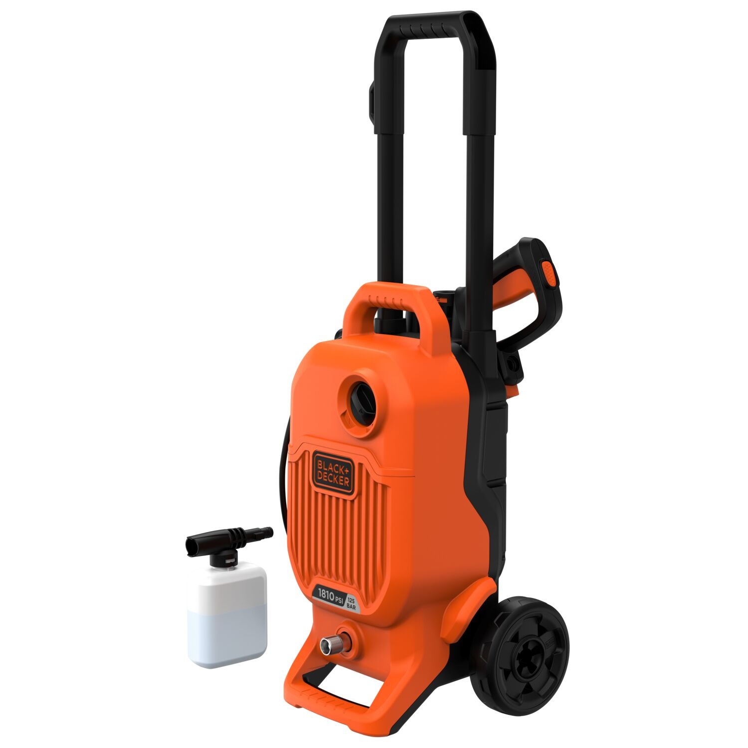 BLACK+DECKER เครื่องฉีดน้ำแรงดันสูง 125 บาร์ 1,700W BEPW1800TTH-B1