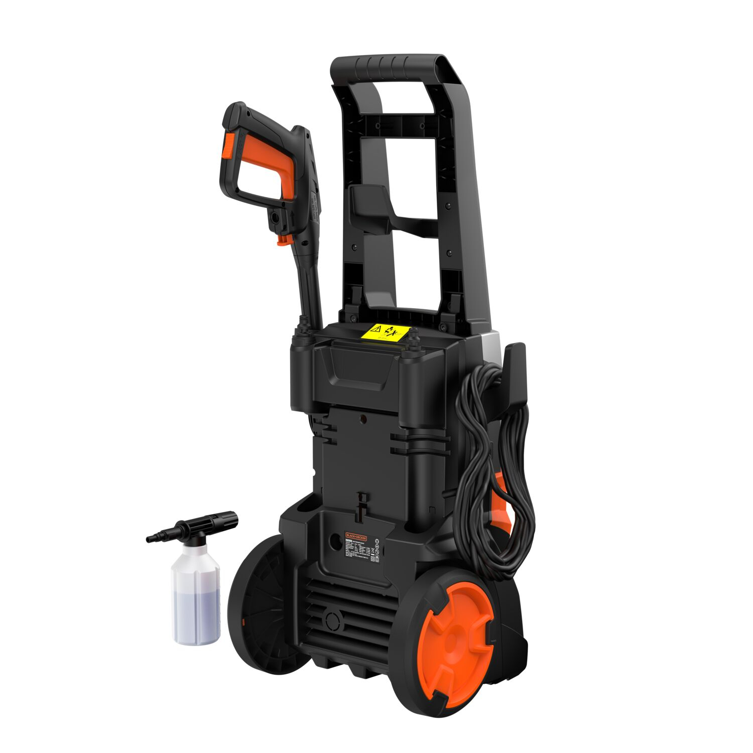 BLACK+DECKER เครื่องฉีดน้ำแรงดันสูง 135 บาร์ 1800W BEPWB2000TH-B1