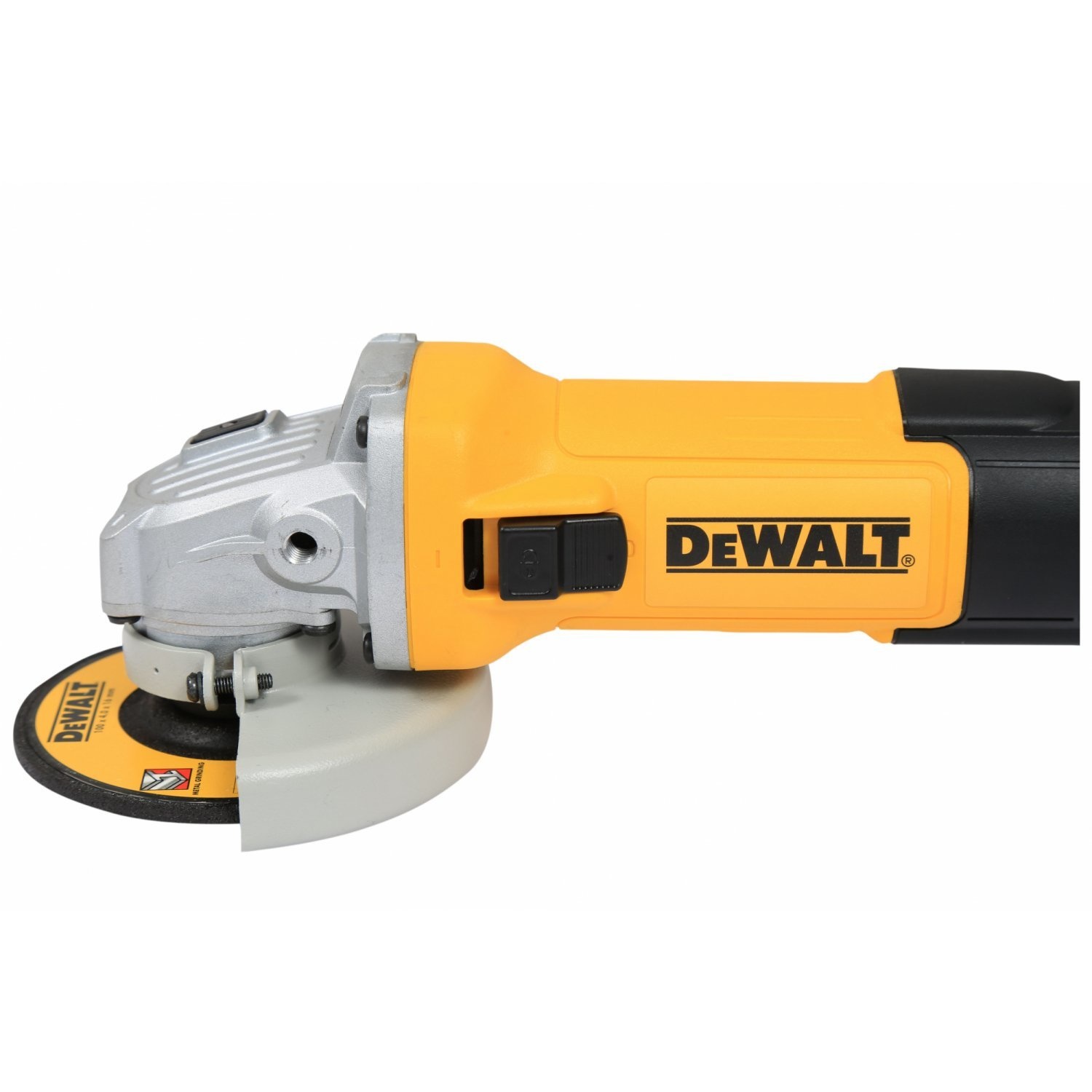 DEWALT เครื่องเจียร 4 นิ้ว 100 มม. 750W รุ่น DWE750S-B1 อัลต้าสลิม สวิตช์เลื่อนข้าง