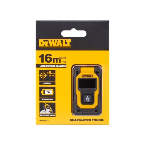 DEWALT เลเซอร์วัดระยะ 16M. Mini รุ่น DW055PL-XJ