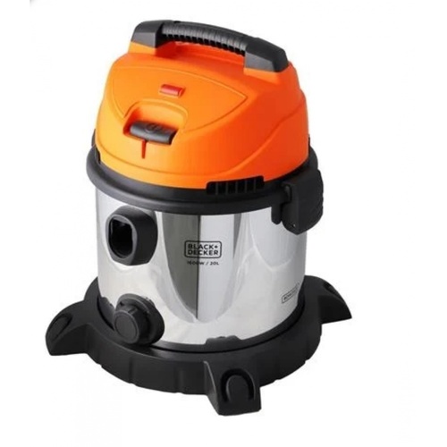 BLACK+DECKER เครื่องดูดฝุ่นเปียกและแห้ง 20L 1600W BDWDS20-B1 สีส้ม