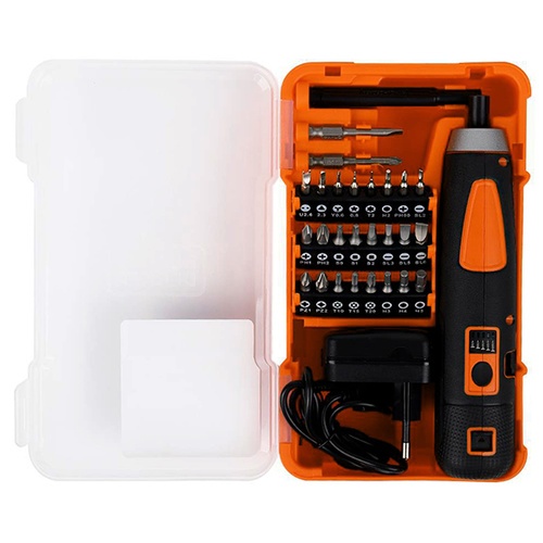 BLACK+DECKER ไขควงไฟฟ้าไร้สาย 4V รุ่น BD40K27-B1+ ชุดอุปกรณ์เสริม 27 ชิ้น