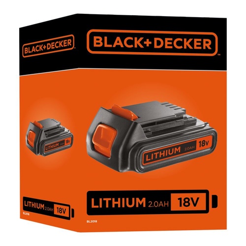 BLACK+DECKER แบตเตอรี่ 18 โวลต์ (20V max) รุ่น BL2018-B1