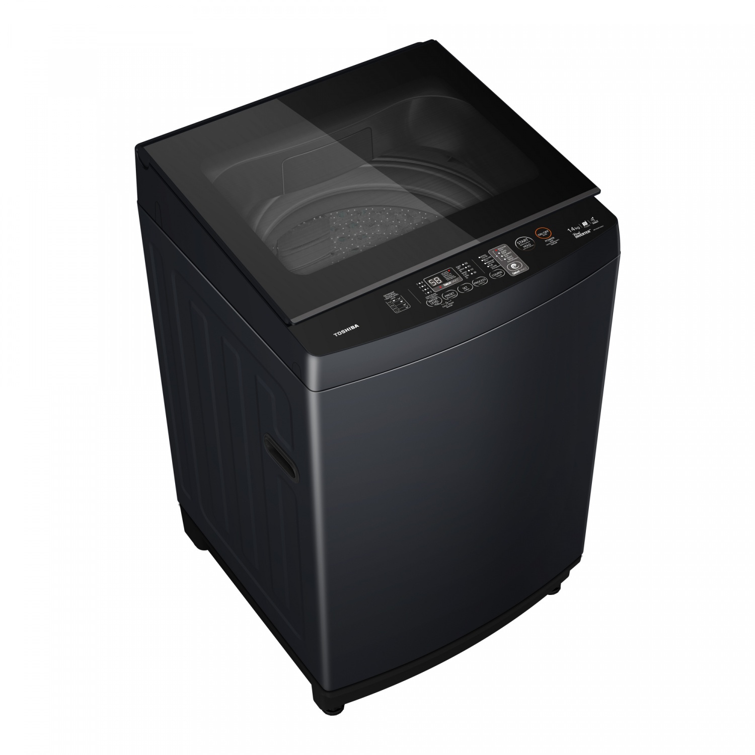 TOSHIBA เครื่องซักผ้าอัตโนมัติ ขนาด 14 กก. รุ่น AW-DUM1500LT(MK) สีเทา