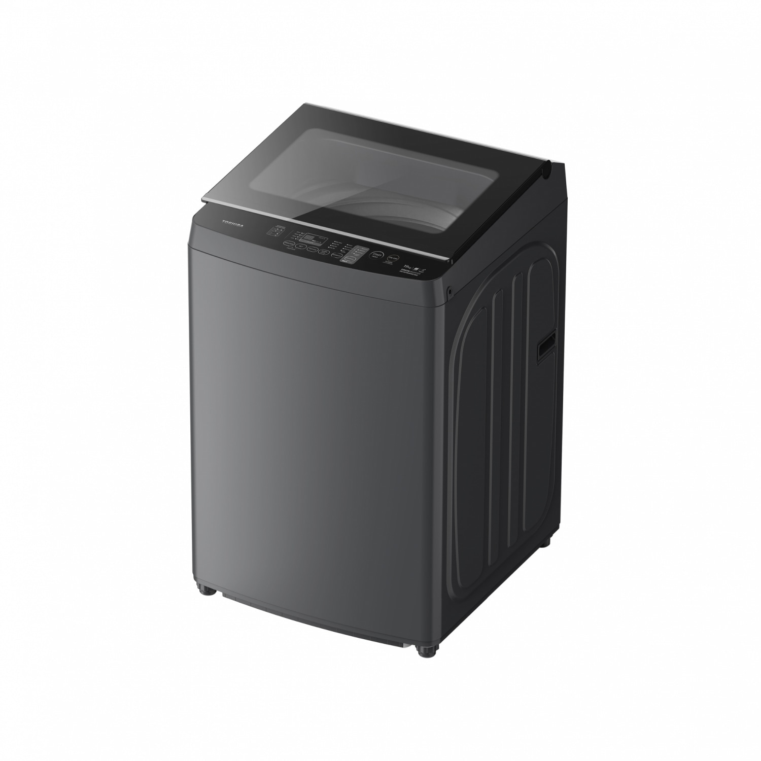 TOSHIBA เครื่องซักผ้าอัตโนมัติ 19 kg. AW-DUHN2000QT(SG) สีซิลเวอร์