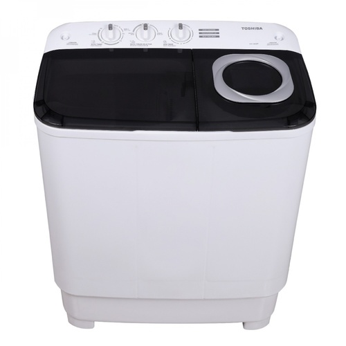 TOSHIBA เครื่องซักผ้า 2 ถัง ขนาด 7.5 กิโลกรัม VH-H85MT สีขาว