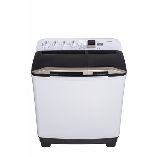 TOSHIBA เครื่องซักผ้า 2 ถัง 13kg. VH-H140WT สีขาว