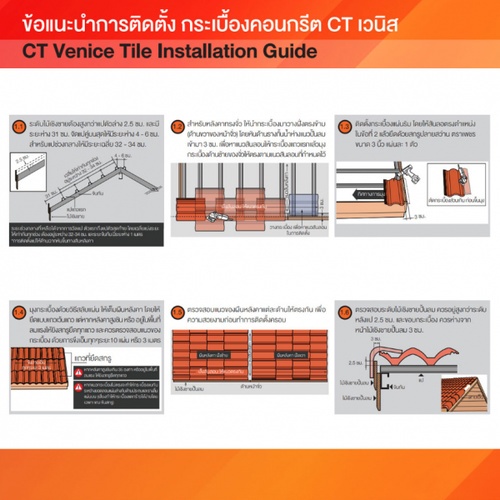 ตราเพชร ครอบโค้งผนัง หลังคาคอนกรีต CTเวนิส สีเทามิลาน