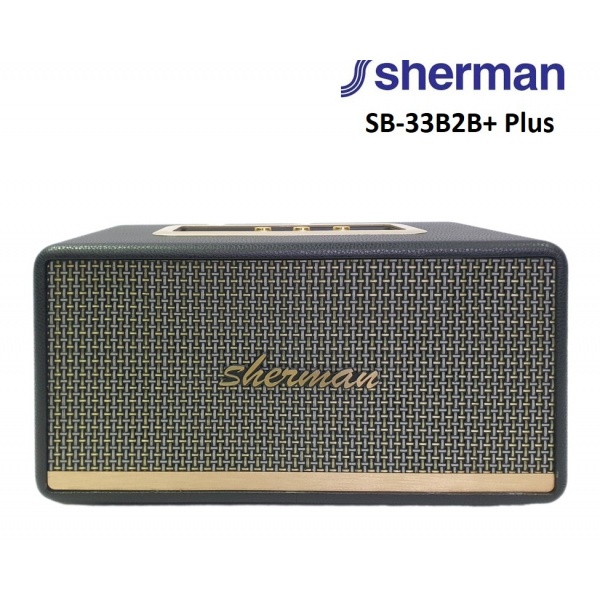 Sherman ชุดลำโพงบลูทูธ 60 วัตต์ รุ่น SB-33B2B PLUS สีดำ