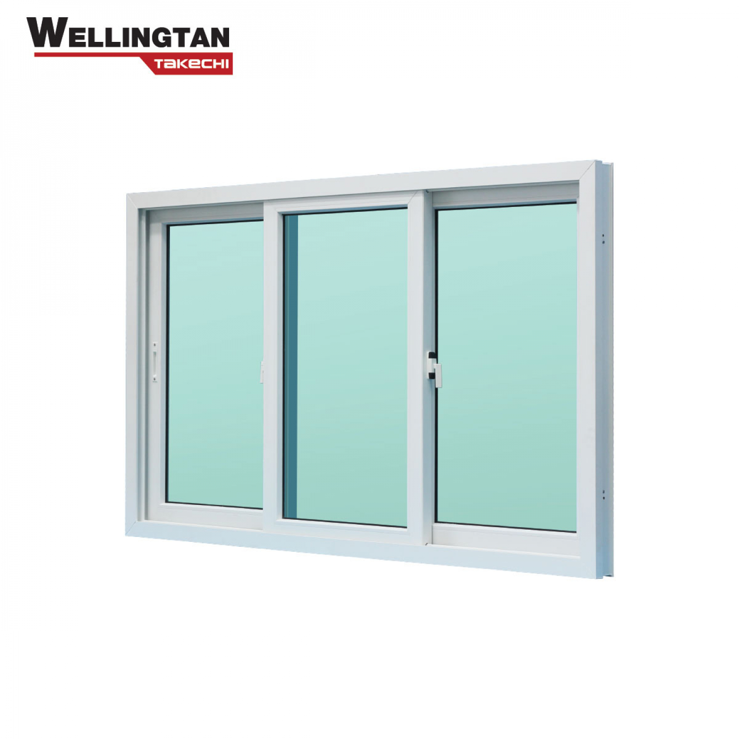 WELLINGTAN (TK) หน้าต่าง UPVC S-F-S มุ้ง TAKECHI PLUS 180x110 ซม.