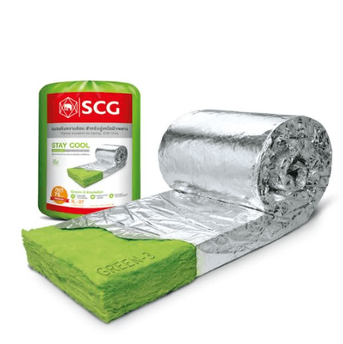 SCG ฉนวนกันความร้อนSTAY COOL รุ่น 75 มม.PREMIUM ขนาด 0.60 x 4 เมตร