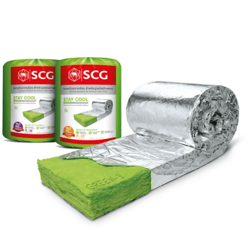 SCG ฉนวนกันความร้อนSTAY COOL รุ่น 75 มม.PREMIUM ขนาด 0.60 x 4 เมตร