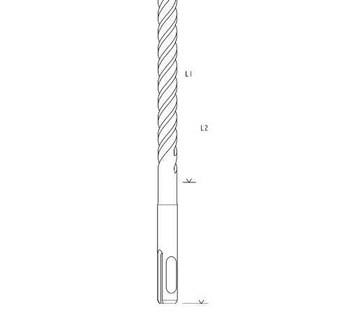 BOSCH ดอกโรตารี่ SDS plus-5X ขนาด 10x110mm