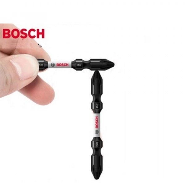 BOSCH ดอกไขควงกระแทก สีดำ Impact New PH 2- 65 มม.(2 ดอก/แผง)