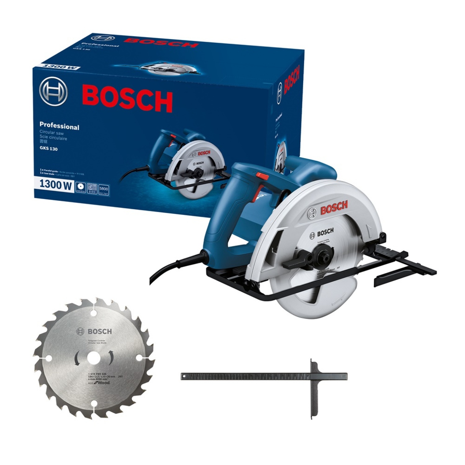 BOSCH เลื่อยวงเดือน 7-1/4 นิ้ว 1300W รุ่น GKS130