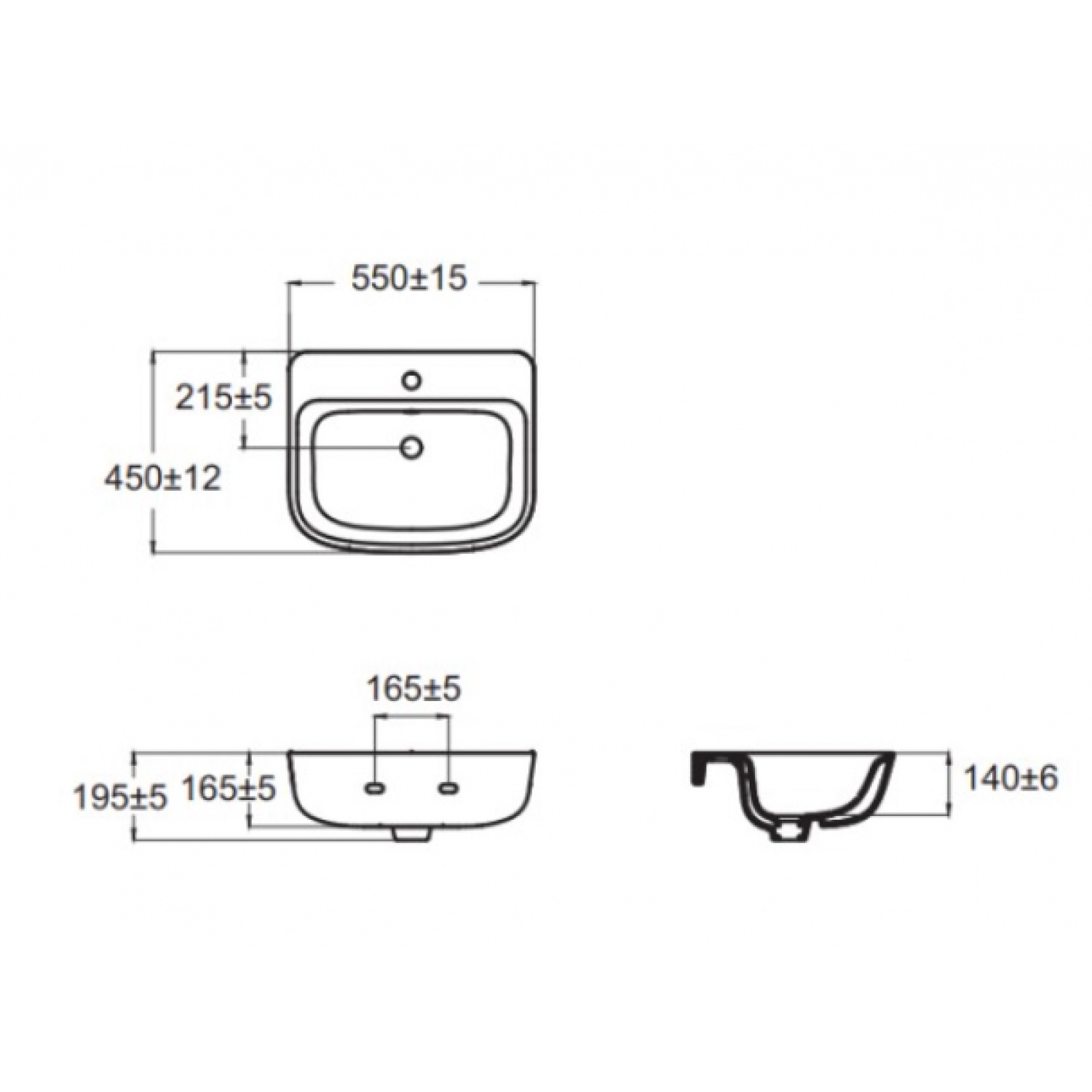 American Standard อ่างล้างหน้าแบบแขวน 0262-WT-0