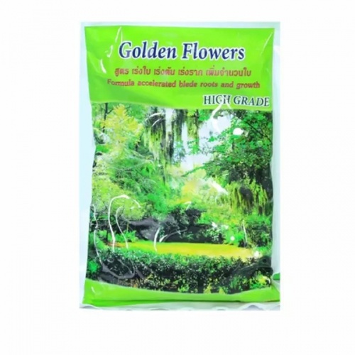 Golden Flower ปุ๋ยอินทรีย์ สูตรเร่งใบ เร่งต้น เร่งราก เพิ่มจำนวนใบ 1 กก.