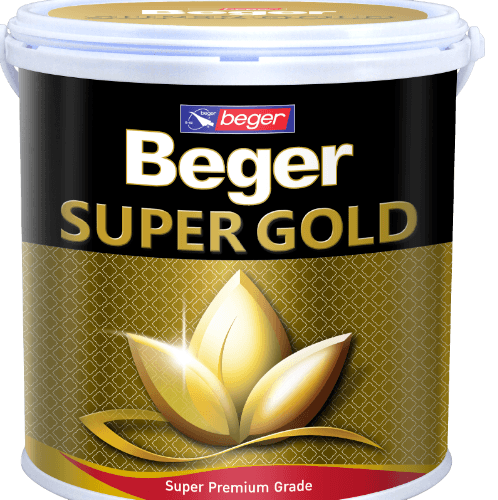 Beger สีทองคำ A/C 919 1กล. สูตรน้ำ เฉดสีทองคำสวิส