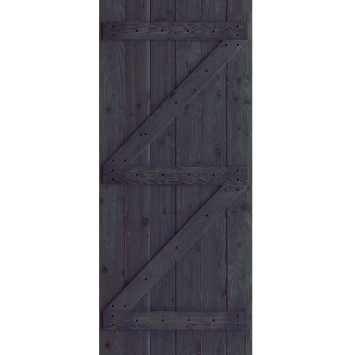 D2D ประตูไม้ดักลาสเฟอร์ บานทีบเซาะร่อง(โรงนา) Eco Pine-99 106x200ซม.