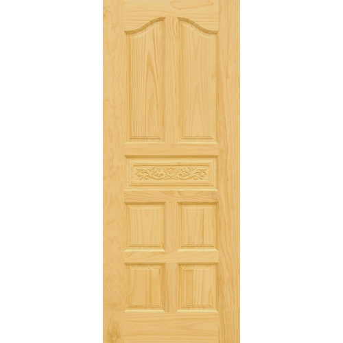 D2D ประตูไม้สนนิวซีแลนด์ ขนาด 100x195cm.  Eco Pine-010 