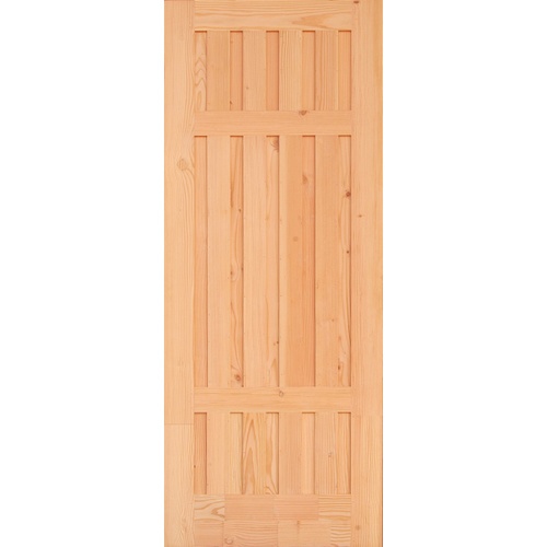 ประตูไม้ดักลาสเฟอร์ Eco Pine-027 96x206 cm.
