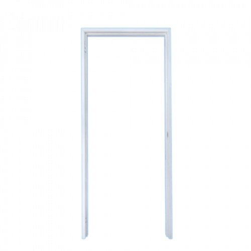 PROFESSIONAL DOOR วงกบประตูเหล็ก FR1RG (เปิดขวา) 80x200ซม. สีเทา