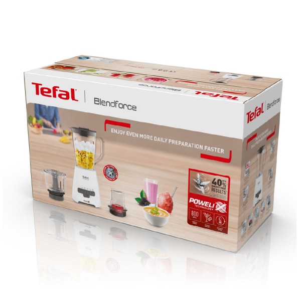 Tefal เครื่องปั่น​BLENDFORCE + XL CHOPPER ​กำลังไฟ 800 วัตต์​รุ่น BL47Y