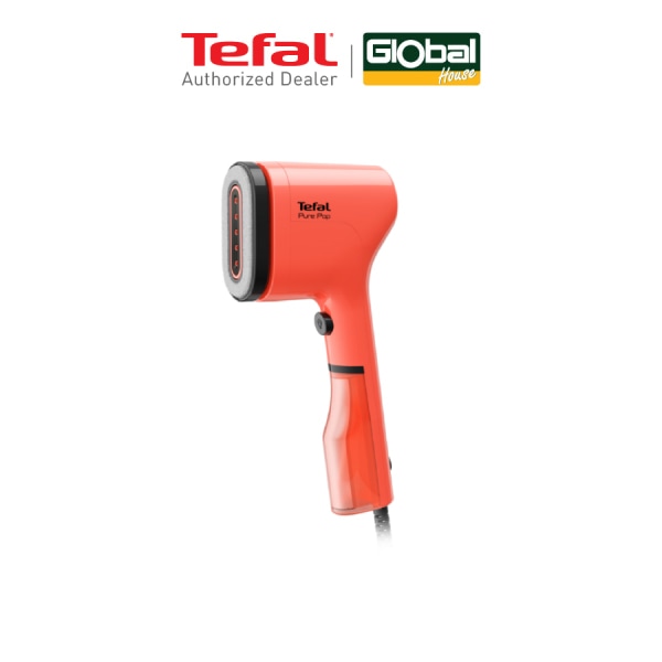 TEFAL เครื่องรีดถนอมผ้าแบบพกพา Pure Pop 1300 วัตต์ 0.7 ลิตร รุ่น DT2022E1 สี Coral Red